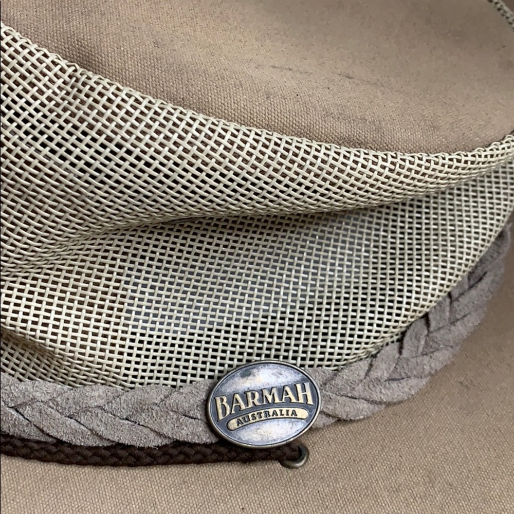 “Barmah Australia” wide brim canvas hat - Picture 2 of 5